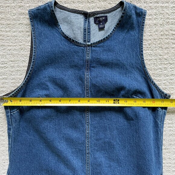 J. Crew Factory Blue Denim Dress - Picture 3 of 6